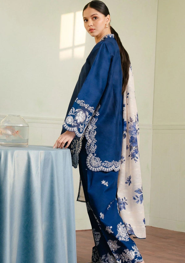 CoCo By ZARA SHAHJAHANEMBROIDERED DHANAK WOOL 3 PIECE BIK5083