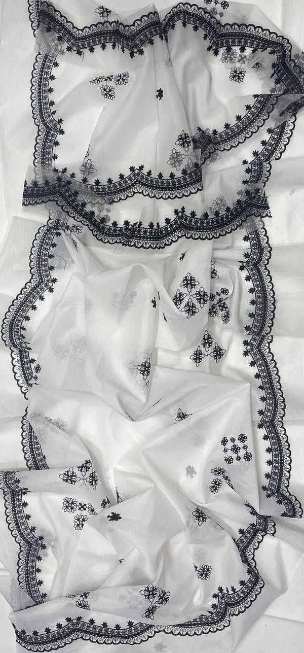 HUSSAIN REHAR Luxury LAWN Heavy Embroidered 3 PIECE 1001