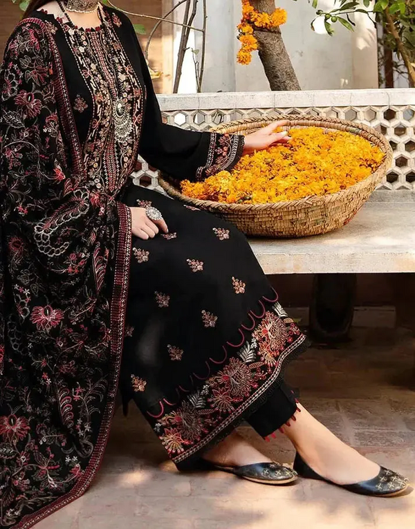 BAREEZE Luxury Heavy Embroidered 3 Piece KJ