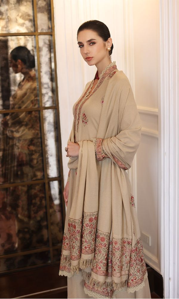 BAREEZE Luxury Heavy Embroidered 3 PIECE KJ660