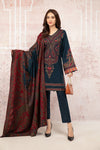 MARIA B MZ821 EMBROIDERED WITH Print Shawl 3 PIECE