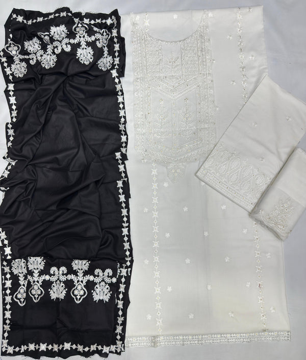 COCO BY ZARA SHAHJAHANLuxury Heavy Embroidered 3 PIECE BIK5009