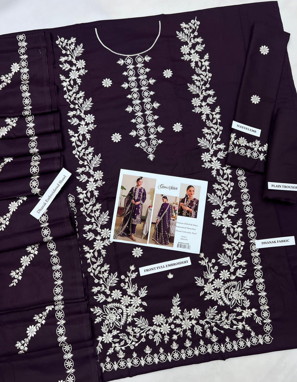 Cross Stitch 4613 Emb Shawl 3 PIECE