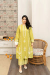 DHANAK WOOL EMBROIDERED 3 PIECE