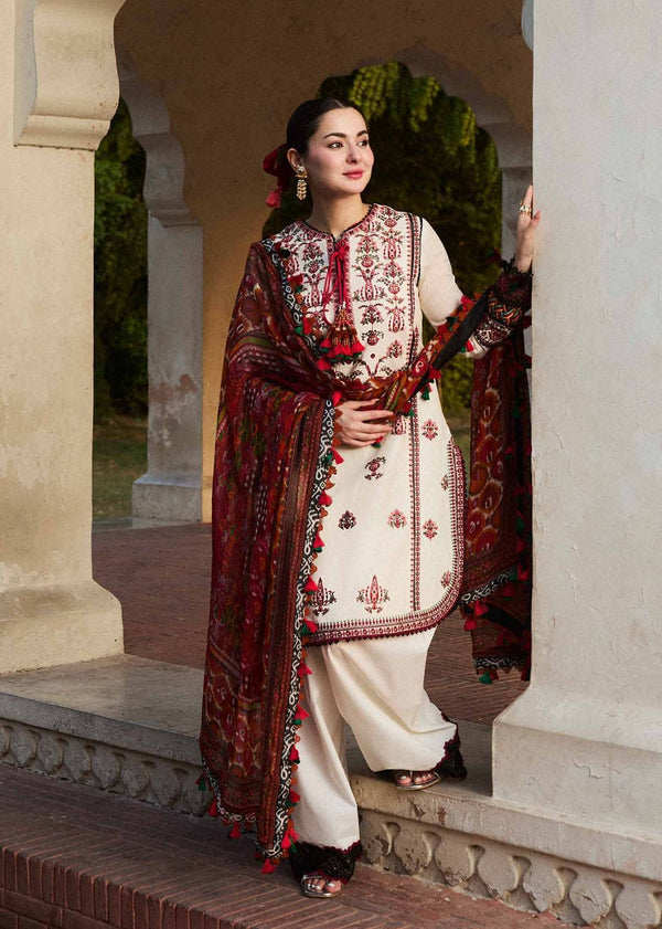 ZARA SHAHJAHAN Luxury Heavy Embroidered 3 PIECE BIK5042