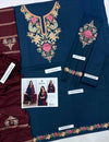 Embroidered Dhanak Wool 3 PIECE
