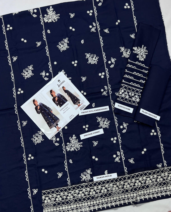 JAZMIN Embroidered 2 PIECE (Shirt Trouser) MZ 4606