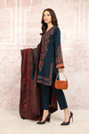 MARIA B MZ821 EMBROIDERED WITH Print Shawl 3 PIECE