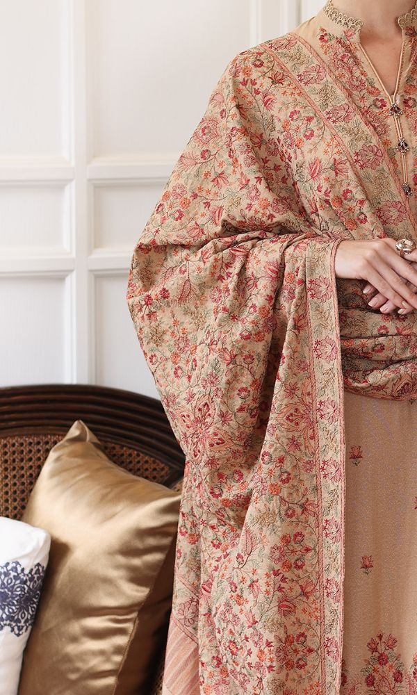 BAREEZE Luxury Heavy Embroidered 3 PIECE KJ685