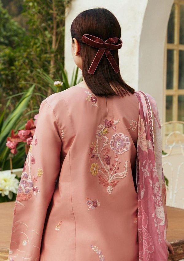 ZARA SHAHJAHAN 1017BIK LUXURY EMBROIDERED 3 PIECE