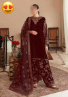 BAROUQE Luxury Embroidered VELVET 3 PIECE