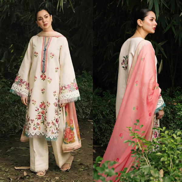 Luxury Embroidered LAWN 3 PIECE