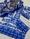 Allover Digital Printed Shamooz Silk 3 PIECE