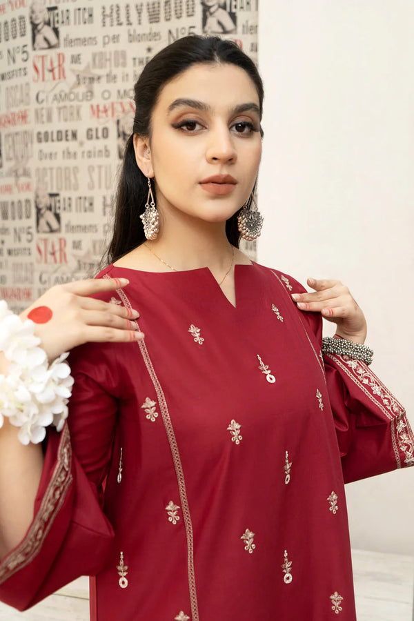 DHANAK WOOL EMBROIDERED 3 PIECE