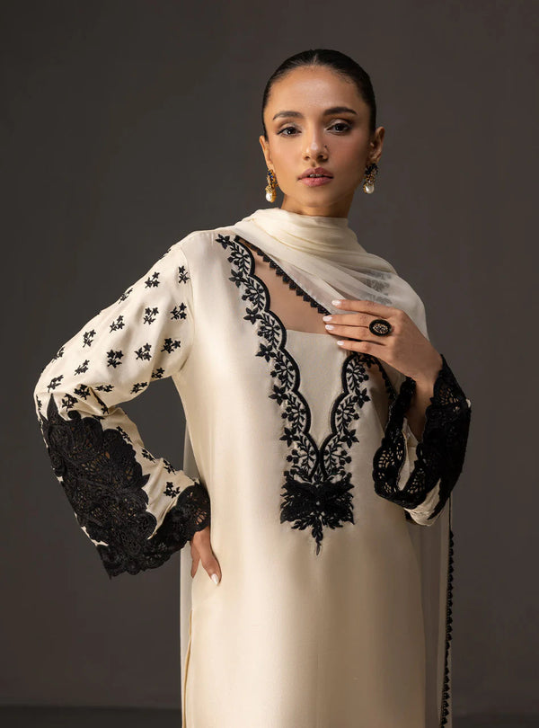 Allover Digital Printed Shamooz Silk 3 PIECE