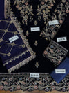 BAROUQE Luxury Embroidered VELVET 3 PIECE