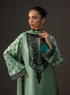 Allover Digital Printed Shamooz Silk 3 PIECE