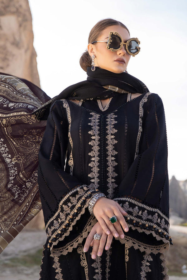 MARIA B Luxury Embroidered DHANAK EMBROIDERED 3 PIECE