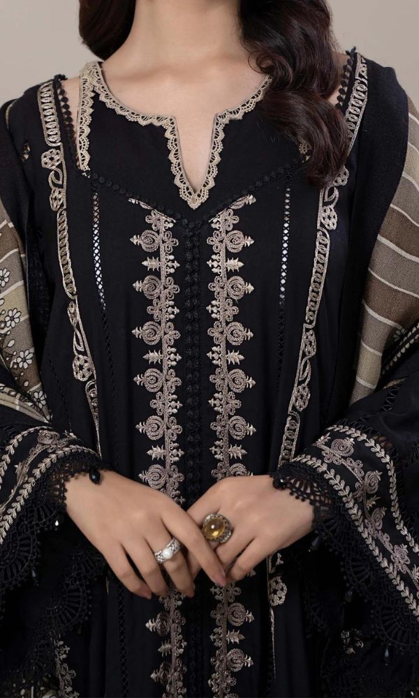 MARIA B Luxury Embroidered DHANAK EMBROIDERED 3 PIECE