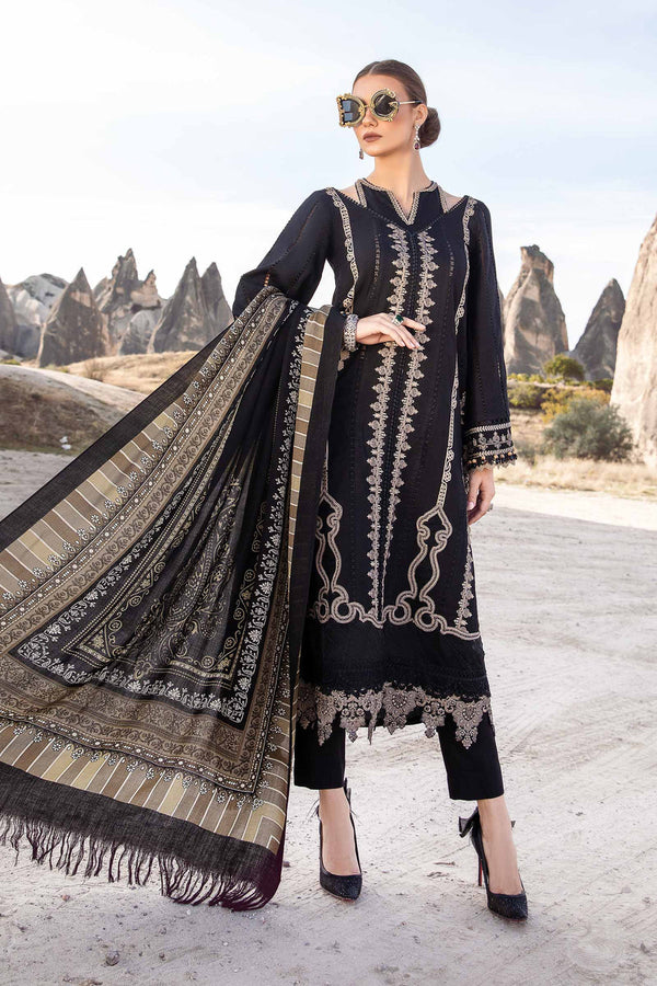 MARIA B Luxury Embroidered DHANAK EMBROIDERED 3 PIECE