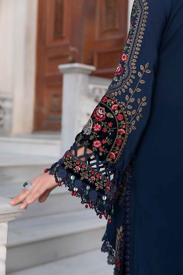 MARIA B Luxury Heavy Embroidered Dhanak Wool 3 PIECE BIK5080