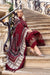 MARIA B LUXURY EMBROIDERED DHANAK WOOL 3 PICE BIK 5060 RED