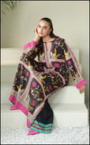 Allover Digital Printed Shamooz Silk 3 PIECE