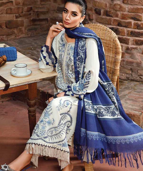 Heavy Luxury Embroidered 3PIECE BIK 5064