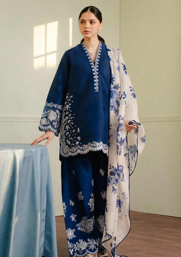 CoCo By ZARA SHAHJAHANEMBROIDERED DHANAK WOOL 3 PIECE BIK5083