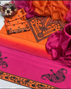 Allover Digital Printed Shamooz Silk 3 PIECE