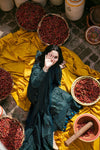 ZARA SHAHJAHAN Luxury Heavy Embroidered Dhanak Wool 3 PIECE BIK 5059
