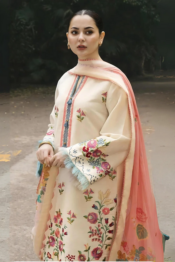 Luxury Embroidered LAWN 3 PIECE