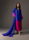 Allover Digital Printed Shamooz Silk 3 PIECE