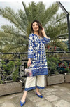 Allover Digital Printed Shamooz Silk 3 PIECE