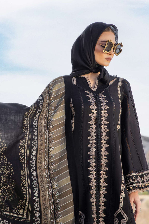 MARIA B Luxury Embroidered DHANAK EMBROIDERED 3 PIECE