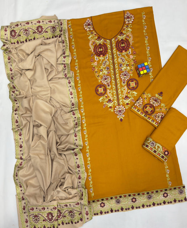 Luxury Heavy Embroidered 3 PIECE BIK5027