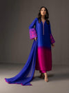 Allover Digital Printed Shamooz Silk 3 PIECE