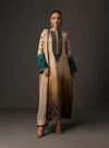 Allover Digital Printed Shamooz Silk 3 PIECE