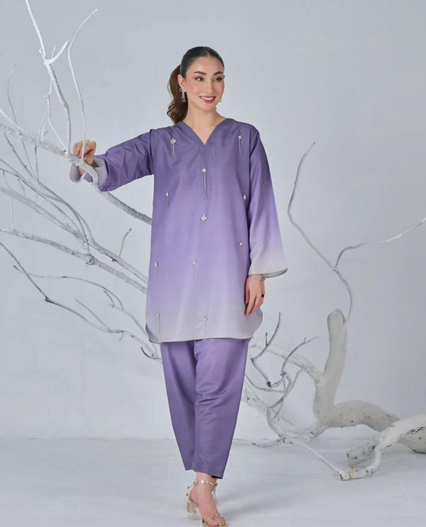 Lulusar Allover Digital Printed Shamooz Silk 3 PIECE