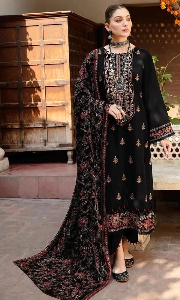 Luxury Heavy Embroidered 3 Piece KJ