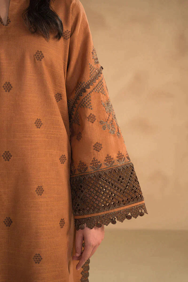 DHANAK WOOL EMBROIDERED 3 PIECE