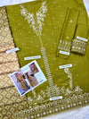 LAAM 4616 Embroidered with Print Shawl