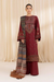 AJRAK EMBROIDERED DHANAK WOOL 3 PIECE