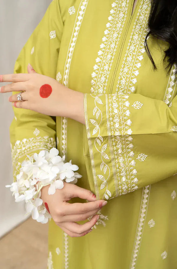 DHANAK WOOL EMBROIDERED 3 PIECE