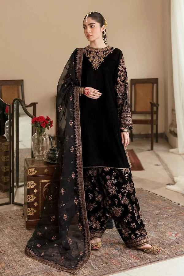 BAROUQE Luxury Embroidered VELVET 3 PIEC