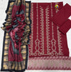 MARIA B LUXURY EMBROIDERED DHANAK WOOL 3 PIECE BIK 506