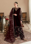 BAROUQE Luxury Embroidered VELVET 3 PIECE