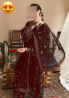 BAROUQE Luxury Embroidered VELVET 3 PIECE