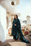 ZARA SHAHJAHAN Luxury Heavy Embroidered Dhanak Wool 3 PIECE BIK 5059