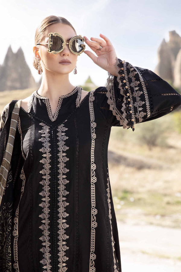 MARIA B Luxury Embroidered DHANAK EMBROIDERED 3 PIECE